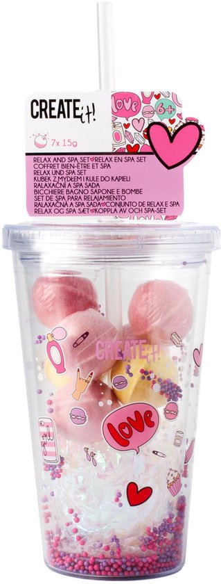 Create It! Beauty Drinkbeker Zeep En Bruisballen