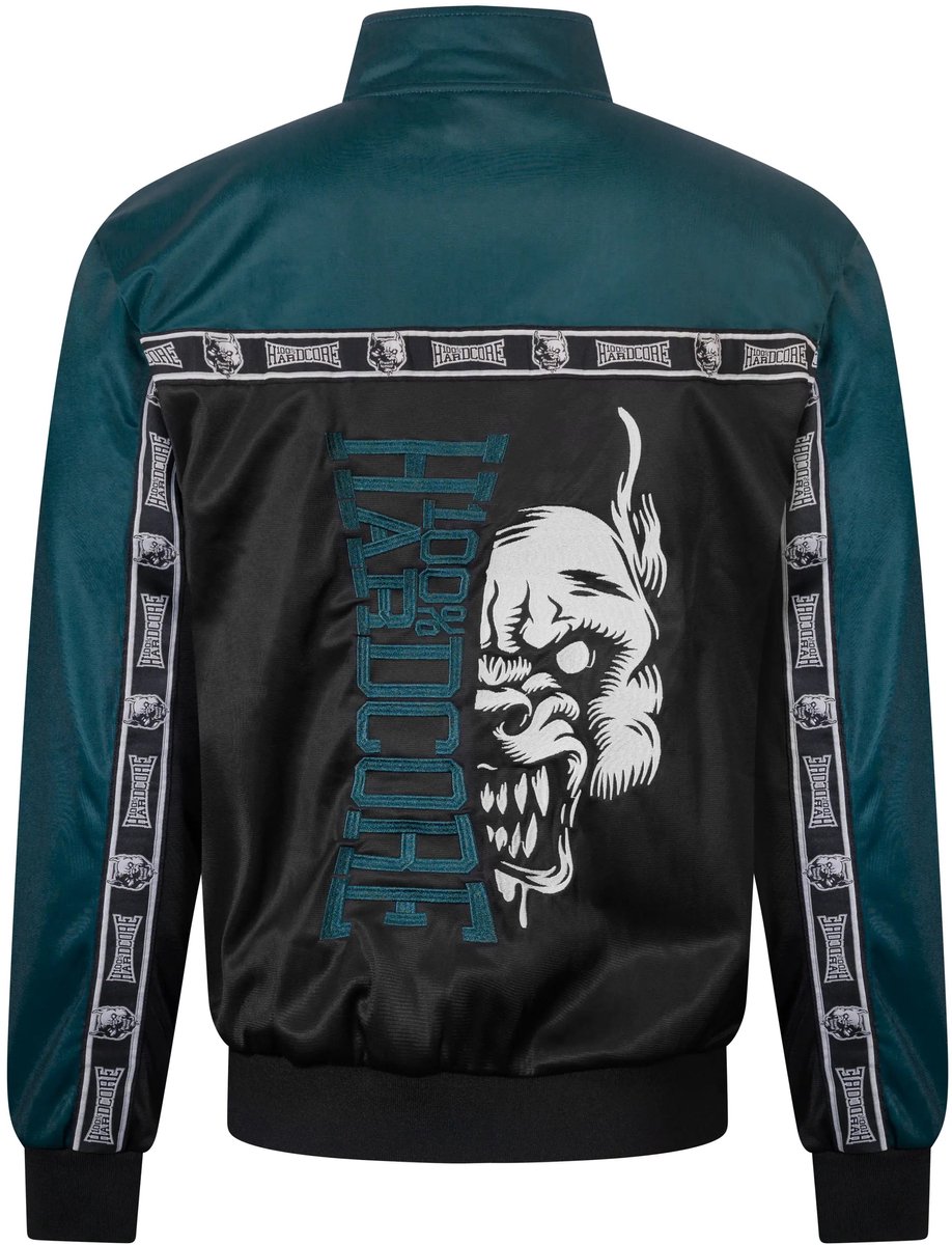 100% Hardcore Trainingsjack Essential Teal - Maat: M