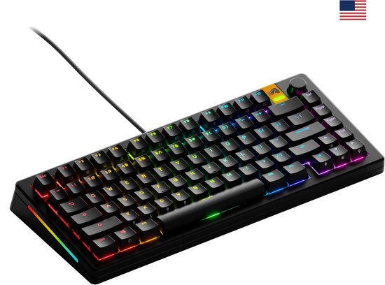 Glorious Gaming GMMK 3 HE - Bedrade Gaming Toetsenbord - 75% - RGB - QWERTY - Zwart