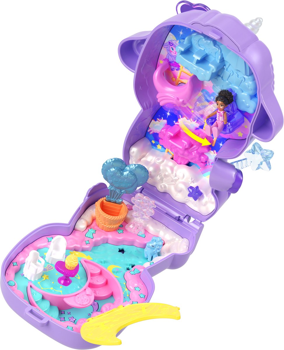 Polly Pocket Knus Dromenland Schaap - Compacte Speelfigurenset — afbeelding 4
