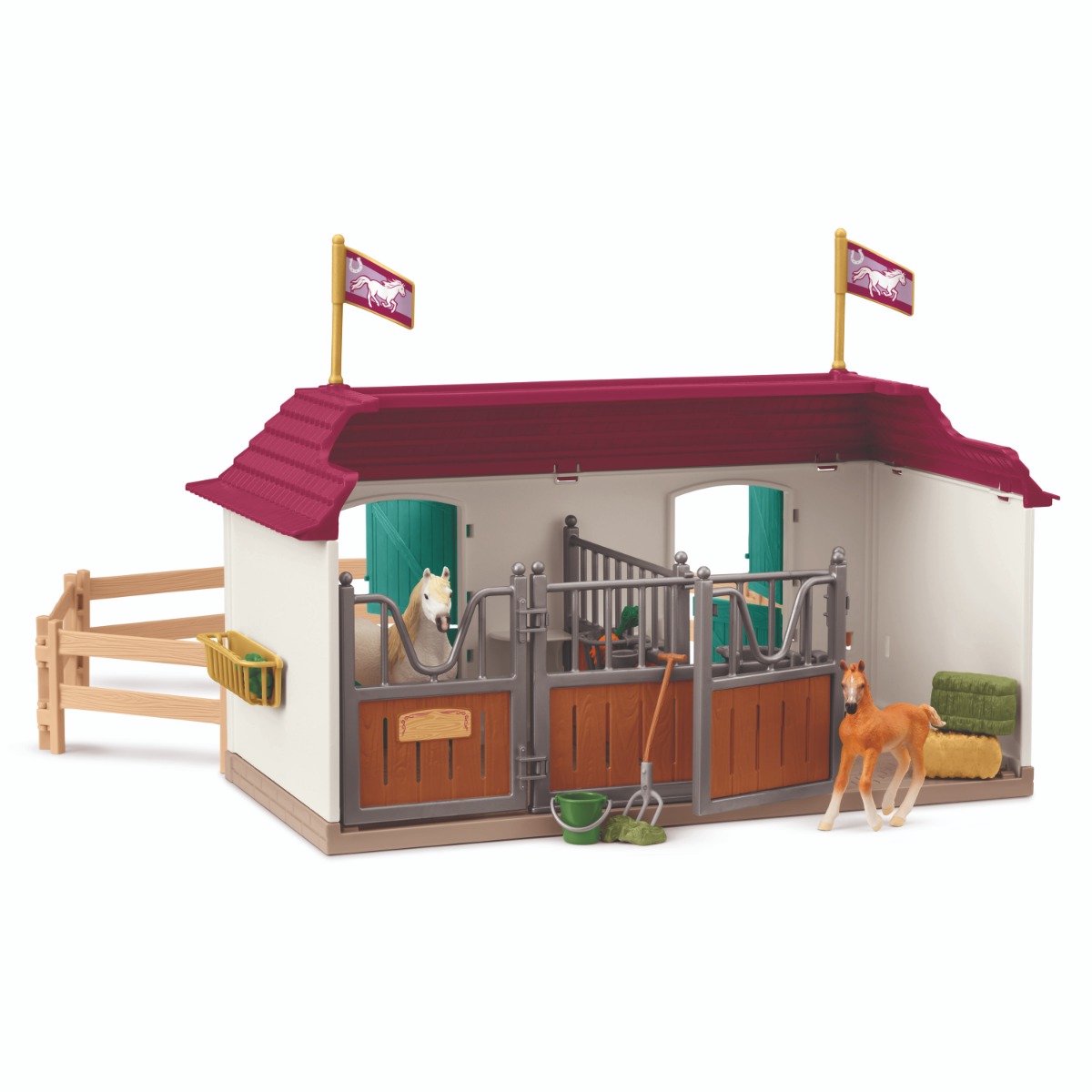 schleich HORSE CLUB - Lakeside Landhuis en -stal - 42706 — afbeelding 13