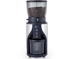 Elektrische Koffiemolen - Hoogwaardige Elektrische Koffiemolen - Automatische conische braammolen - Koffiemolen - met 31 maalstanden - voor Espresso - Zwart