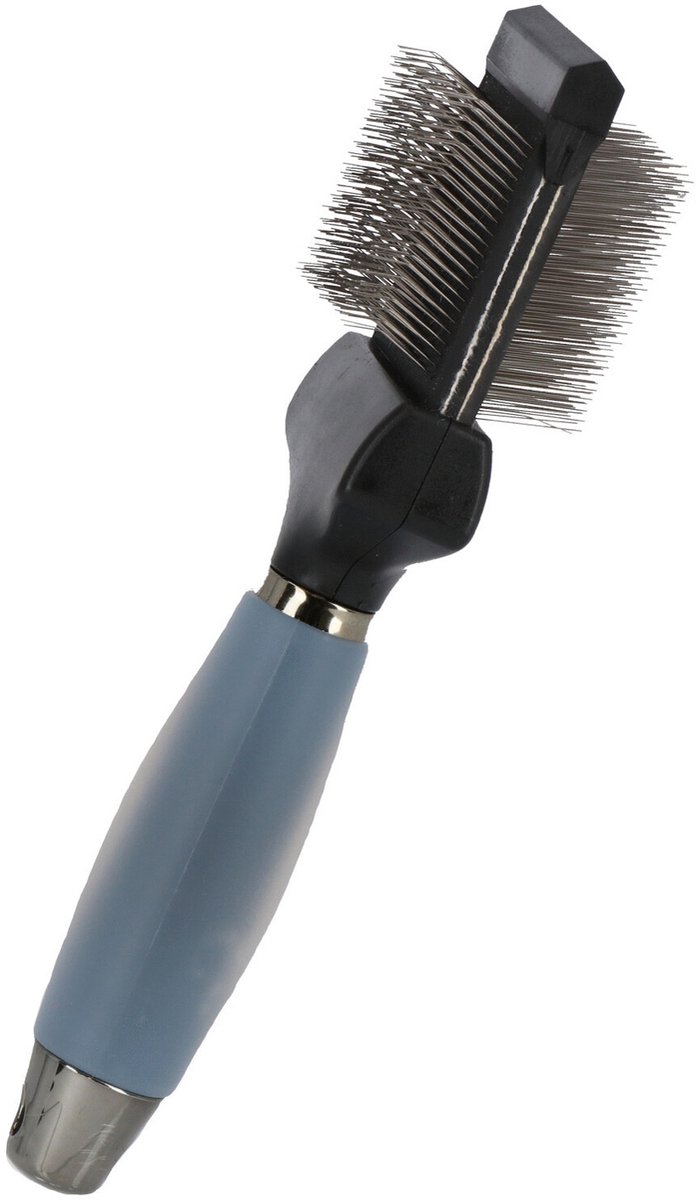 Beaubeau Slickerborstel Dubbelzijdig Softgrip - Verzorging - 21.5x7 cm Large