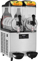 Bol.com Professionele Slush puppy machine - 12L - Voor Ijskoude Drankjes - Frozen drink maker van Roestvrij Staal - Dubbele tank aanbieding