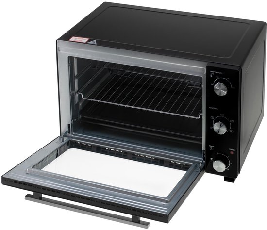 Cuptor electric Adler AD 6025, 35 litri, control al temperaturii 90-230degC, functie de convectie si gratar, cronometru 60 de minute, gratar si tava de copt incluse, negru Cuptor electric Adler AD 6025, 35 litri, control al temperaturii 90-230degC, functie de convectie si gratar, cronometru 60 de minute, gratar si tava de copt incluse, negru