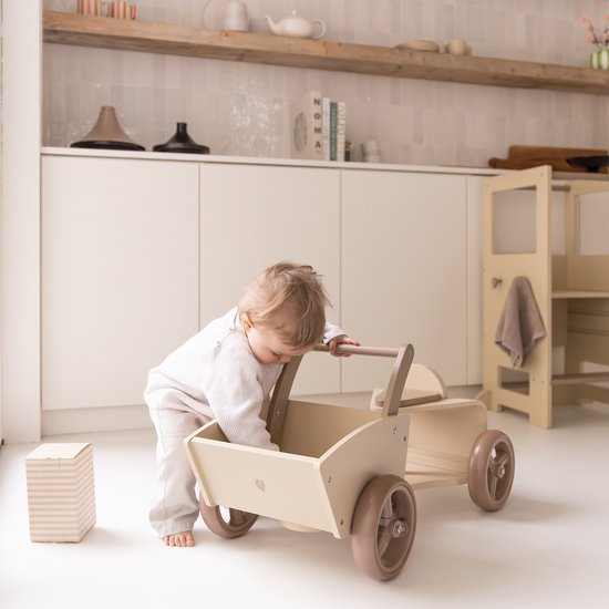 Vélo Cargo Babiem® Moos - Accessoires De Vêtements Pour Bébé Inclus - Draisienne En