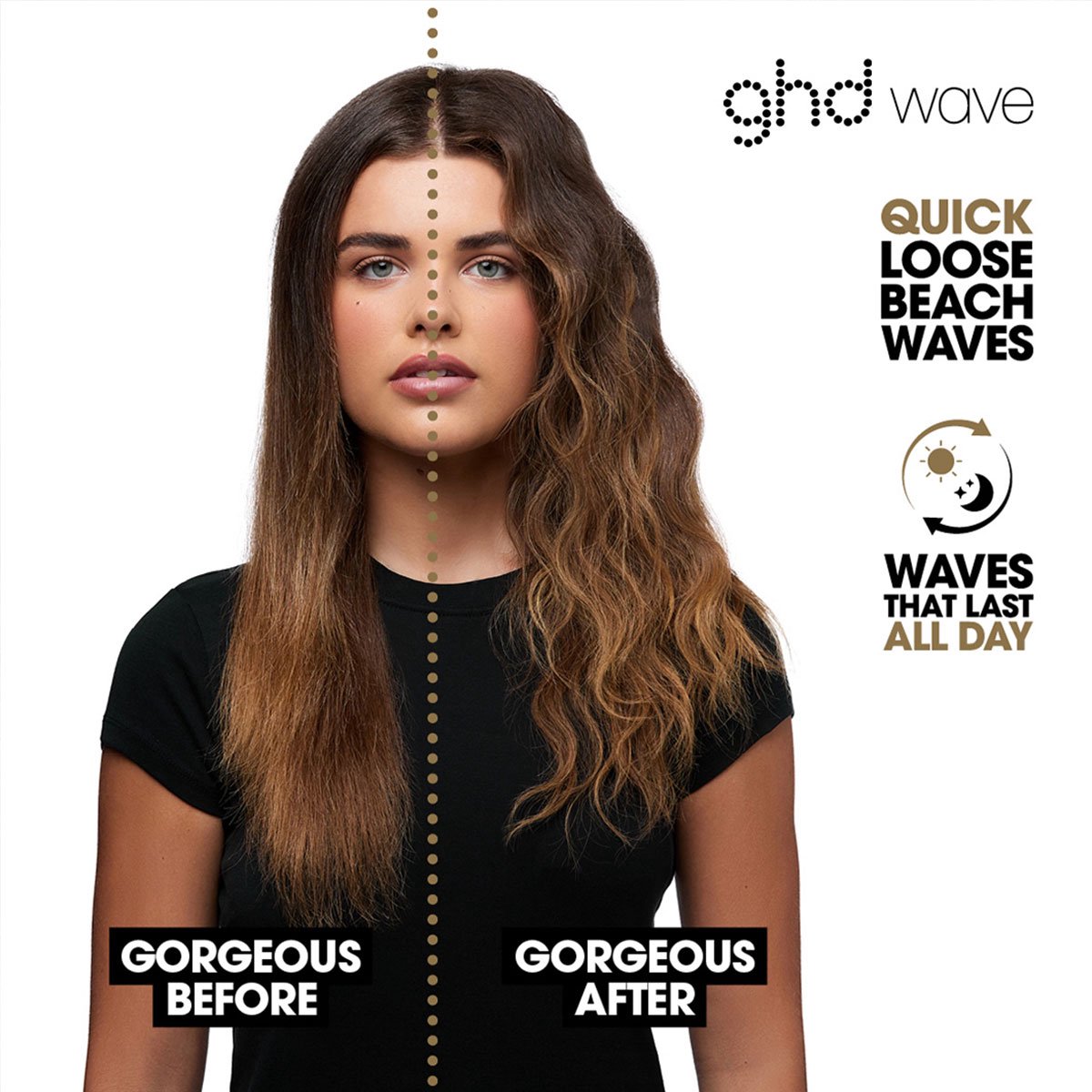 ghd – Wave – Triple Waver Krultang – Mermaid Waver – Keramische Coating – 32mm – Zwart thumbnail 8
