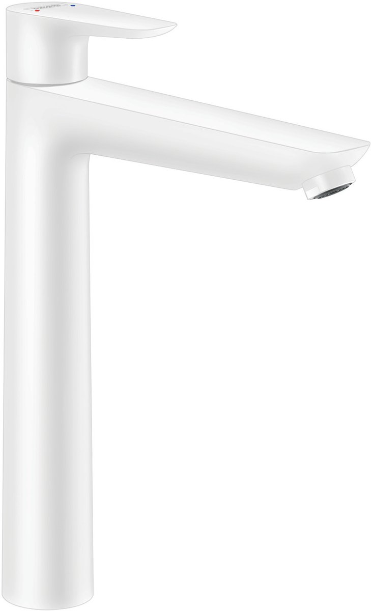 hansgrohe Talis E - Wastafelmengkraan - Ééngreeps bediening - Met trekwaste - 240mm maat - Mat Wit