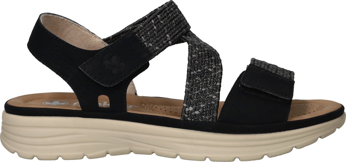 Rieker Sandalen - Dames - Zwart - Maat:40