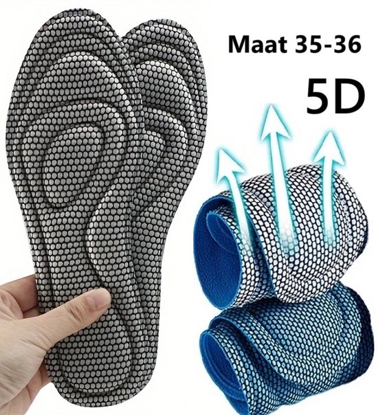 5D Memory Foam Inlegzolen I Foam Zolen I Inlegzolen Voor