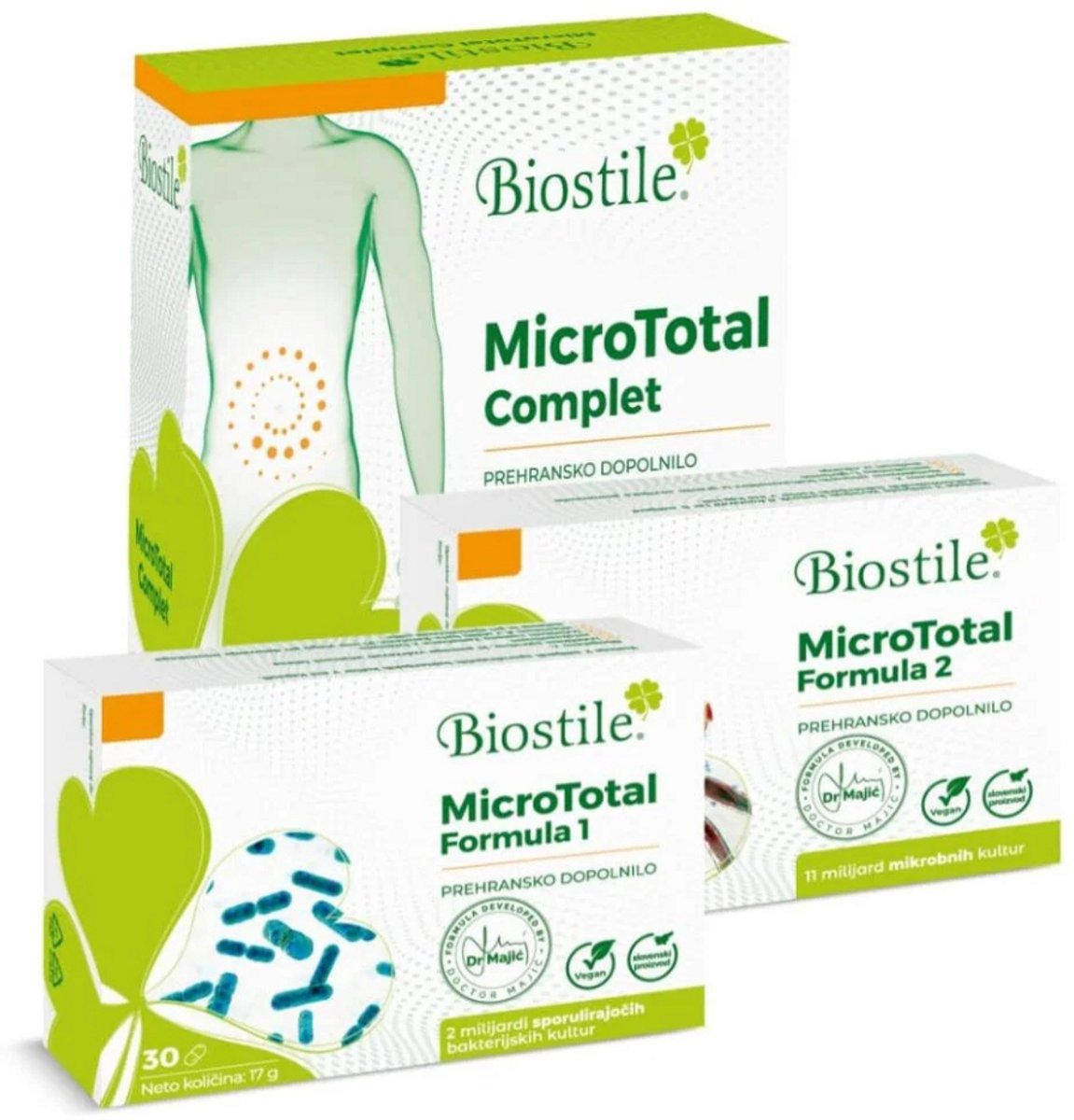 Biostile – Micrototal Complet – 13 Miljard culturen – Inuline - 60 Capsules