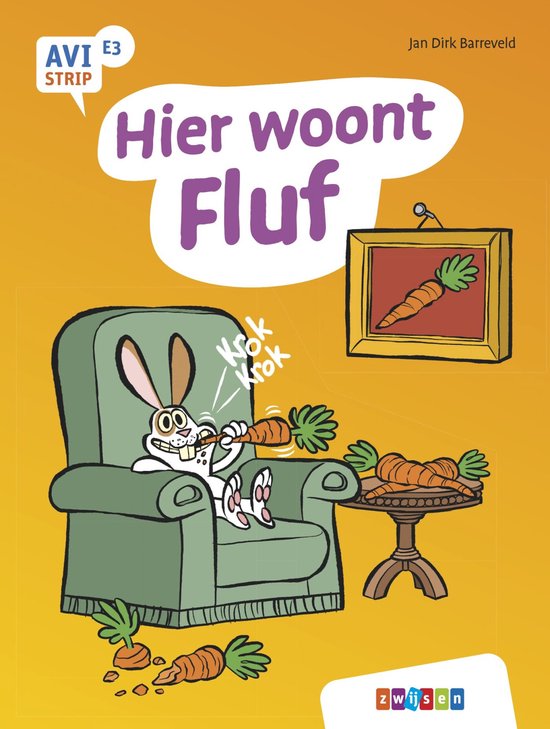AVI strips - Hier woont Fluf - Kinderboeken over konijnen & knaagdieren