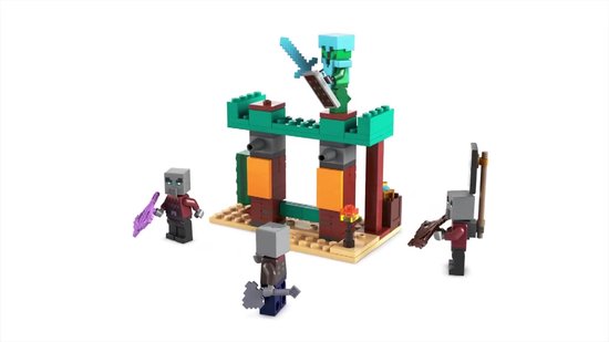 LEGO Minecraft De Illagers in de woestijn gamingset voor kinderen - 21267
