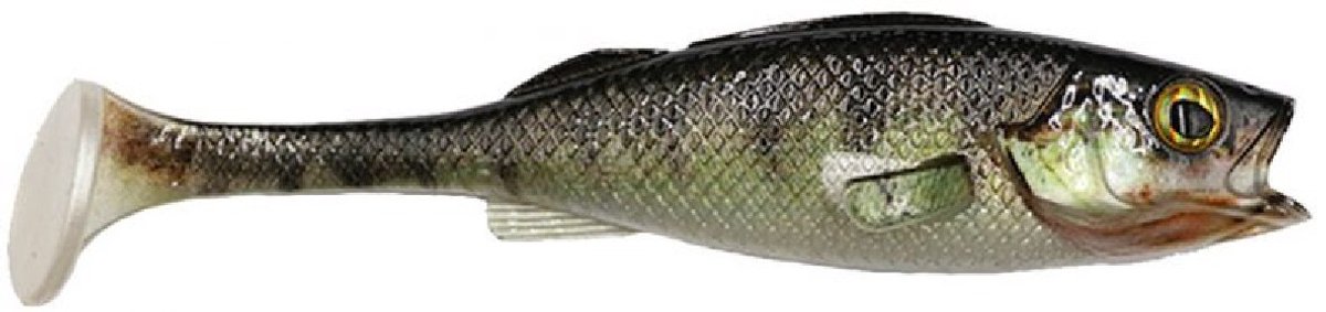LMAB KØFI Perch Shad 23 cm 1st. Zander Skin