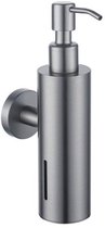 Bol.com FugaFlow zeepdispenser - wand - rond - gunmetal - aanbieding