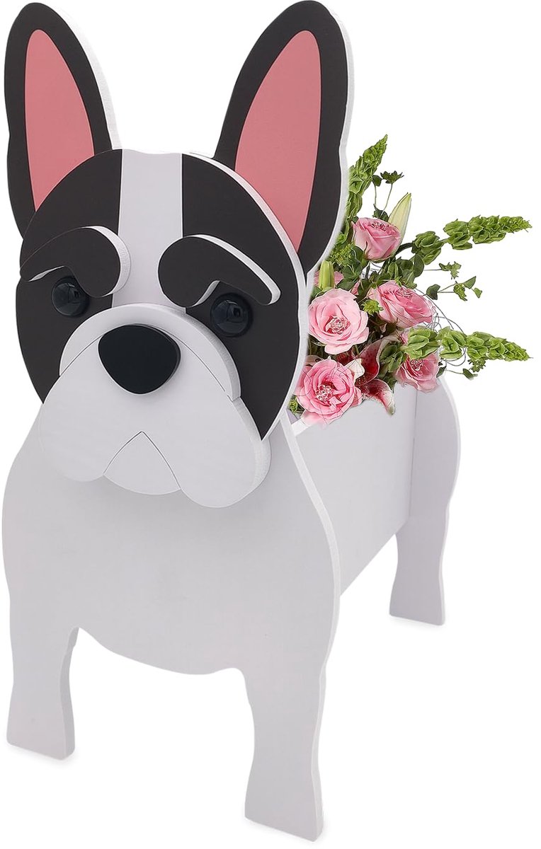 Ibenzoa® Unieke Hondvormige Plantenpot voor Binnen en Buiten - Speelse Decoratie voor Huis en Tuin