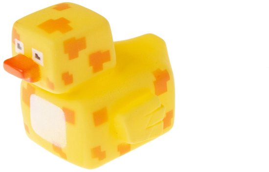 LG-Imports Klein Badeendje Vierdelige Set - Blocky Gaming Minecraft - Vier kleuren - 5cm van LG-Imports — afbeelding 4