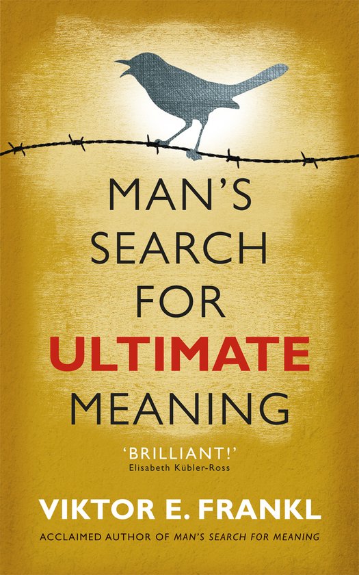 Mans Search For Ultimate Meaning - cover
