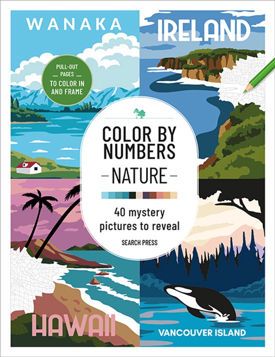 Colour by Numbers- Color by Numbers: Nature - cover