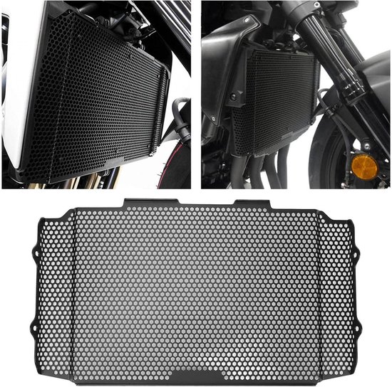 MT-07 Motorfiets Radiator Grille Guard Aluminium Bescherming Cover voor MT-07 MT 07 MT07 2018 2019 2020 2021 2022 2023 2024-Zwart