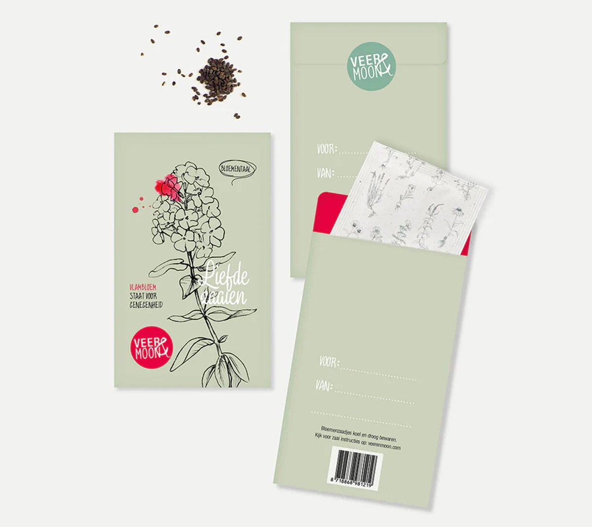 Veer en Moon - Bloementaal - Liefde Zaaien - Cadeau