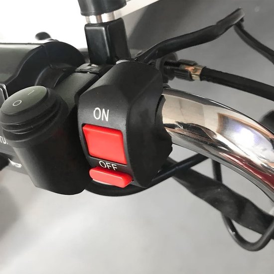 CGEAMDY Stuurschakelaar voor motorfiets, universele en waterdichte