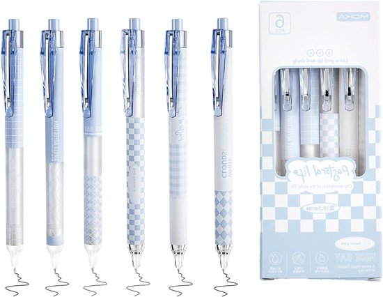 Hobbystiften & pennen: Tattoo gelpennen 6 stuks assorti | Tangara