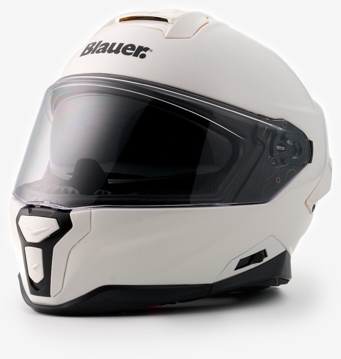 Blauer FF-01 Monocolor Wit Integraalhelm - Maat S - Helm
