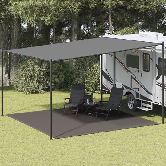 vidaXL - Tenttapijt - 400x400 - cm - antracietkleurig van Vidaxl — afbeelding 5