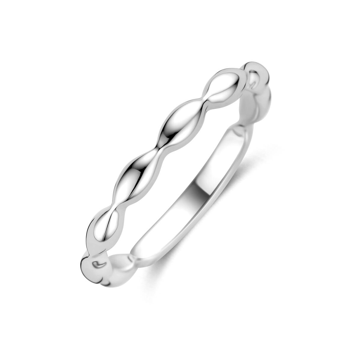 Zilveren Gerhodineerde Ring 1341515