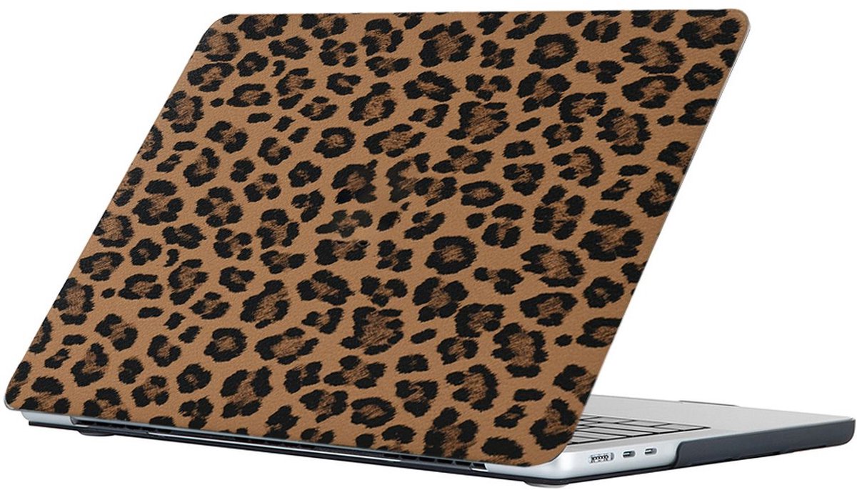 Mobigear Laptophoes geschikt voor Apple MacBook Air 13 Inch (2022-2025) Hoes Laptopcover MacBook Case | Mobigear Hardshell - Bruin - Model A2681 / A3113 / A3240