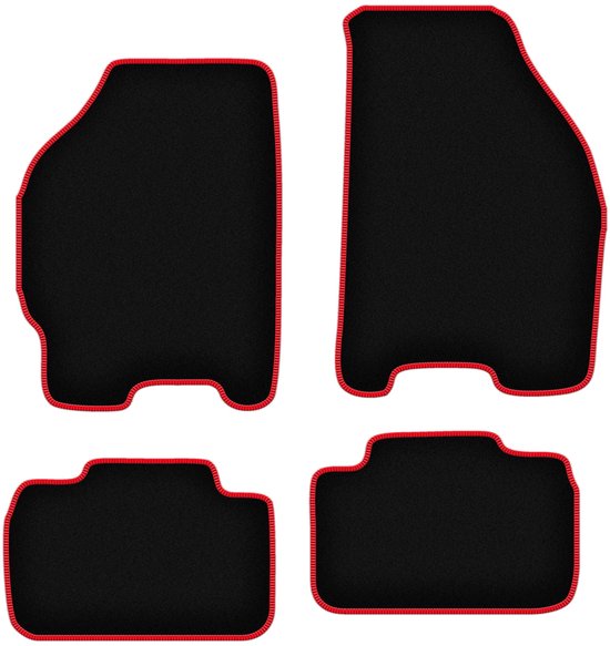 CARLUX-RED automatten voor: Fiat Punto II hatchback (1999-2010)