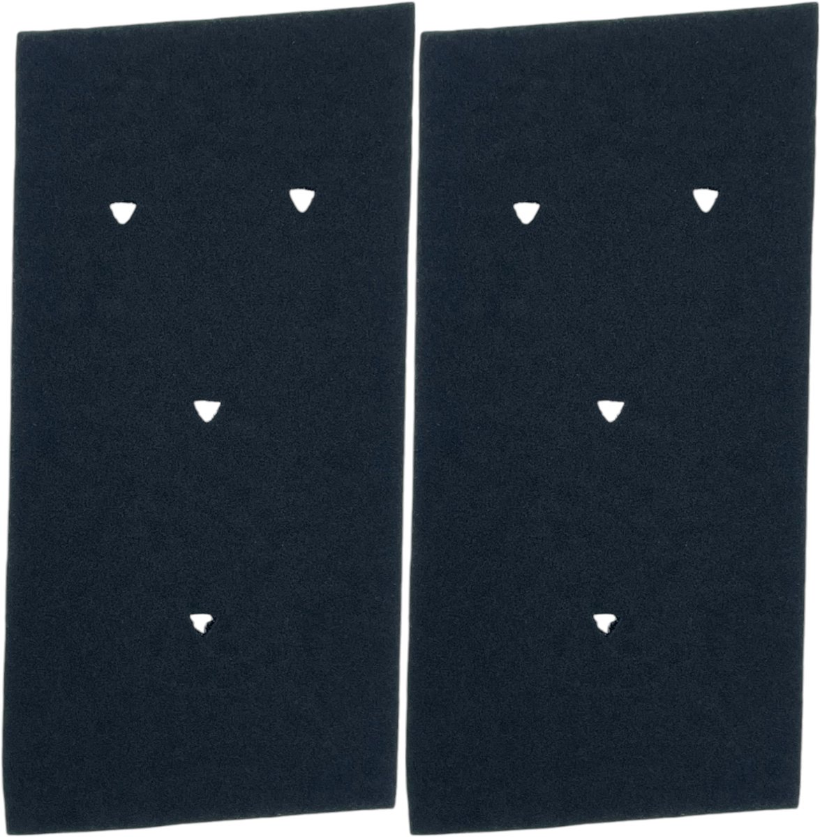 Fixem® - Foam filter droger - Pluizen filter - Droger filter - geschikt voor Whirlpool Bauknecht - 2stuks - ( 4 gaatjes) - 481010345281, 481010716911