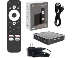 Android TV Box DG2 – chromecast Google TV – media streamer – 4K HDR - 2GBR, 32GB Opslag