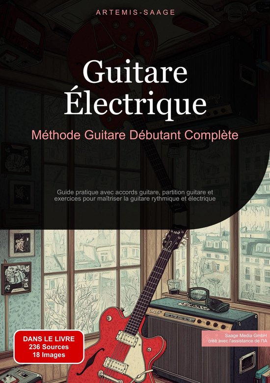 Guitare Électrique: Méthode Guitare Débutant Complète - cover