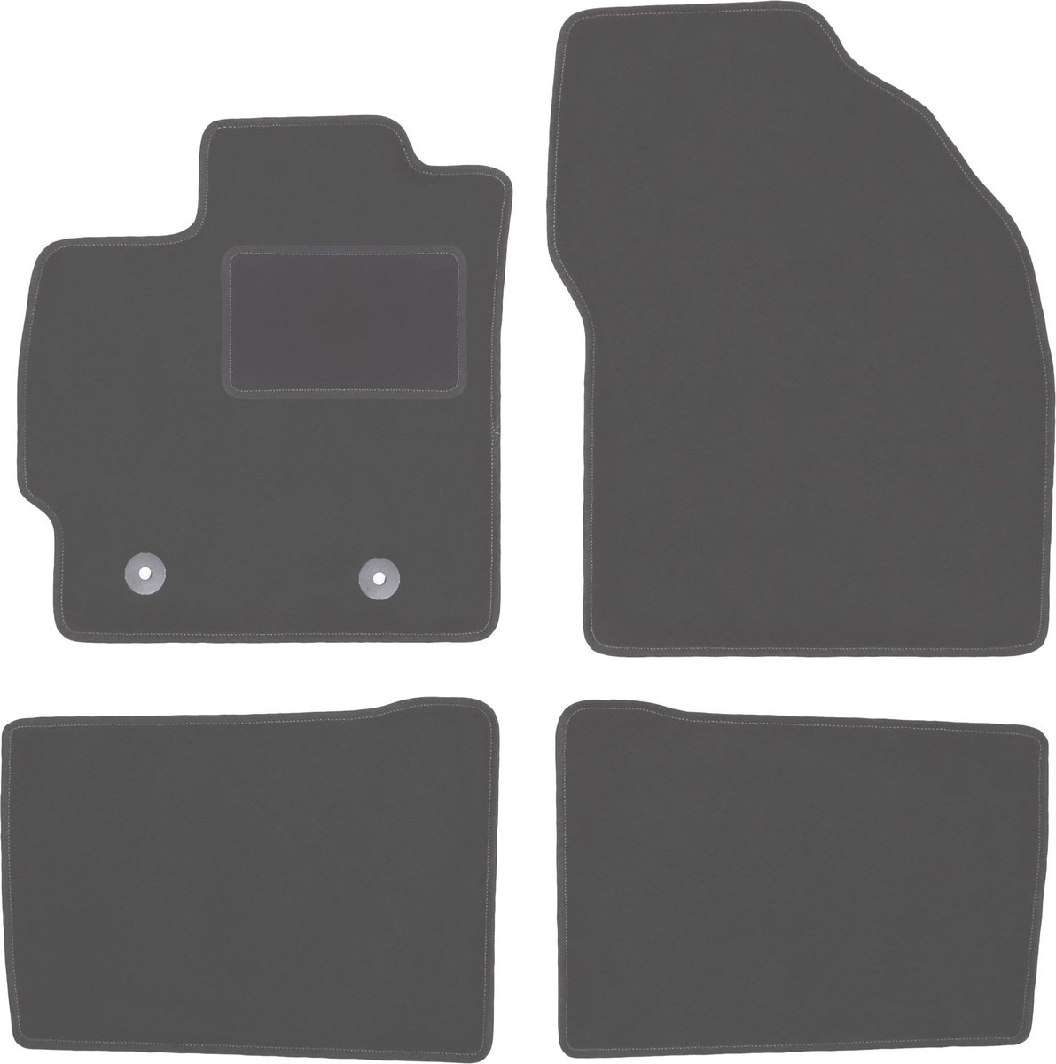 Grafiet automatten voor: Toyota Prius III hatchback (2009-2011)