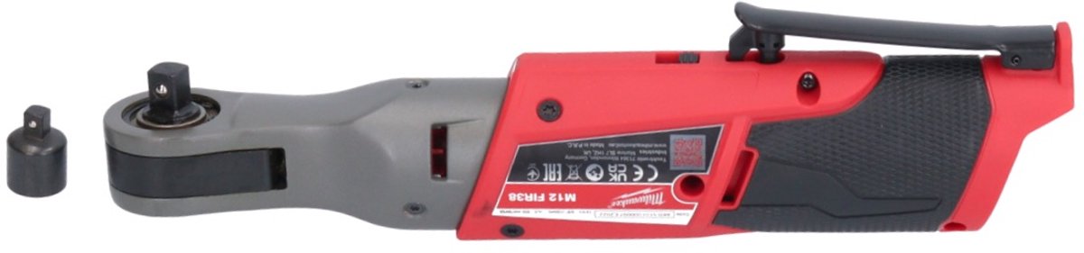 Milwaukee M12 FIR38-0 12V Li-Ion accu Subcompactratelsleutel body - 3/8" - koolborstelloos thumbnail 6