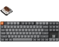 Keychron K1 Max toetsenbord brown switch USB + RF Wireless + Bluetooth zwart