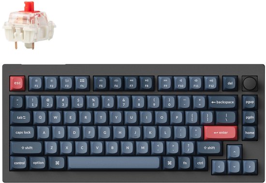 Keychron V1 Max QMK/VIA Red Switch