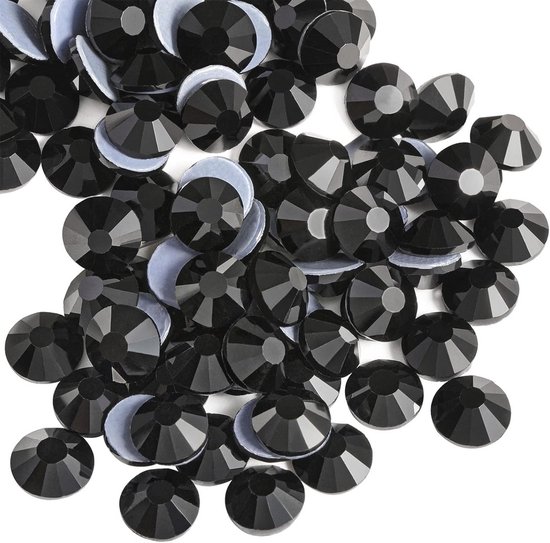 Hotfix Strass-steentjes AB Hotfix Platte Achterkant Strass-steentjes voor Stof en Kleding Decoratie (Kleur: Geen Lijm Clear, Maat: Ss16 1440 stuks