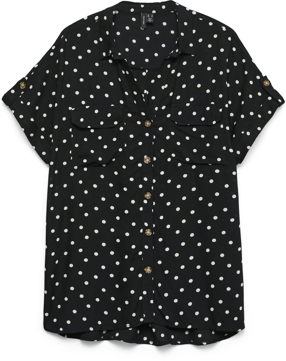 VERO MODA - VMBUMPY SS SHIRT AOP WVN NOOS - Dames - Blouses