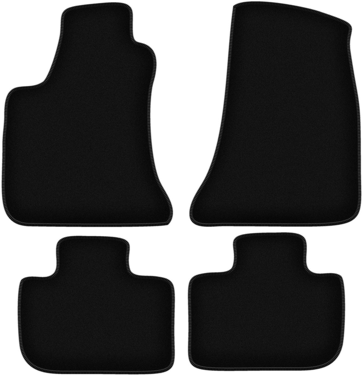 BASIC zwarte veloursmatten voor: Lancia Thema II sedan (2011-2014)