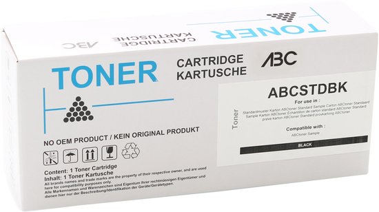 ABC huismerk toner geschikt voor Pantum CTL-2000HBK Zwart 3500 pagina's geschikt voor CM2200DN CM2200FDW CP2200DN CP2200DW