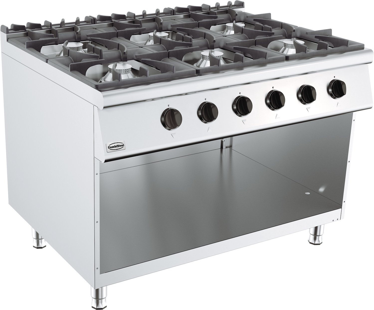 BASE 900 GASKOOKUNIT 6 BR. - Combisteel 7178.3010 - Horeca & Professioneel