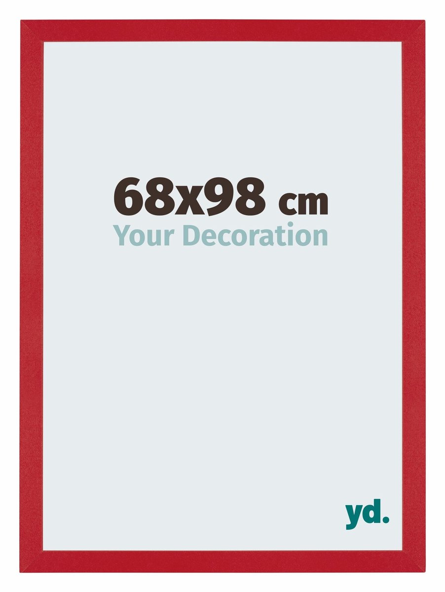 Your Decoration - Fotolijst 68x98 cm - MDF - Rood - Mura