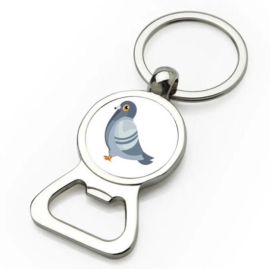 Akyol - Décapsuleur pigeon - Vogels - amoureux des animaux - animaux - cadeau - 9 x 3 cm
