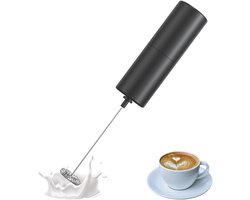 Handheld Elektrische Melkopschuimer - Accu aangedreven, Roestvrij Staal, Ideaal voor Koffie en Melkschuim