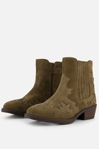 Muyters Bottes de cow-boy Cuir vert - Taille 35