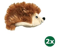 Kong egel met catnip bruin 2x 10x2,5x6,5 cm