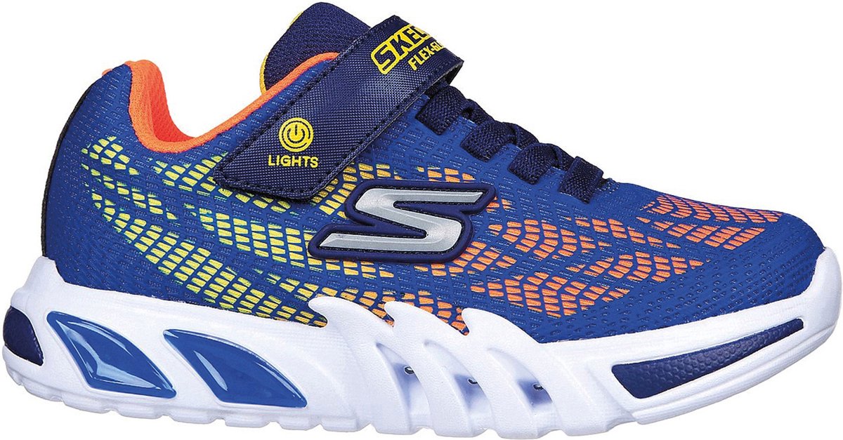 Skechers S-Lights Flex-Glow Elite blauw - oranje - geel